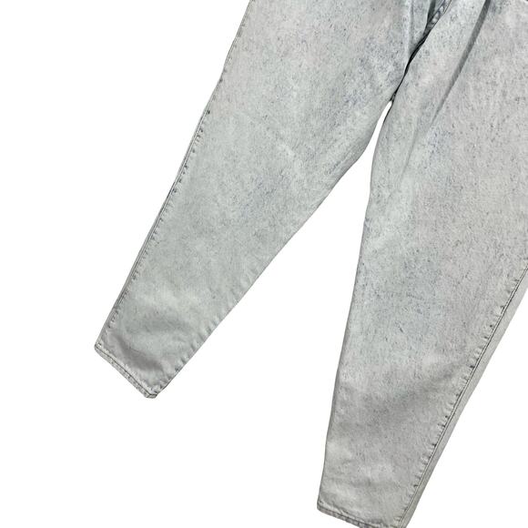 VTG 80s Sasson Light Wash Denim Jeans Button-Fly High Waisted Tapered 29" Waist - Picture 10 of 12